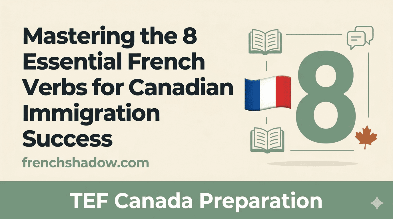 Mastering the 8 Essential French Verbs for Canadian Immigration Success